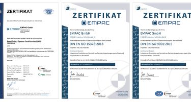 Re-Zertifizierung ISO 9001, 15378 und FSSC 22000.